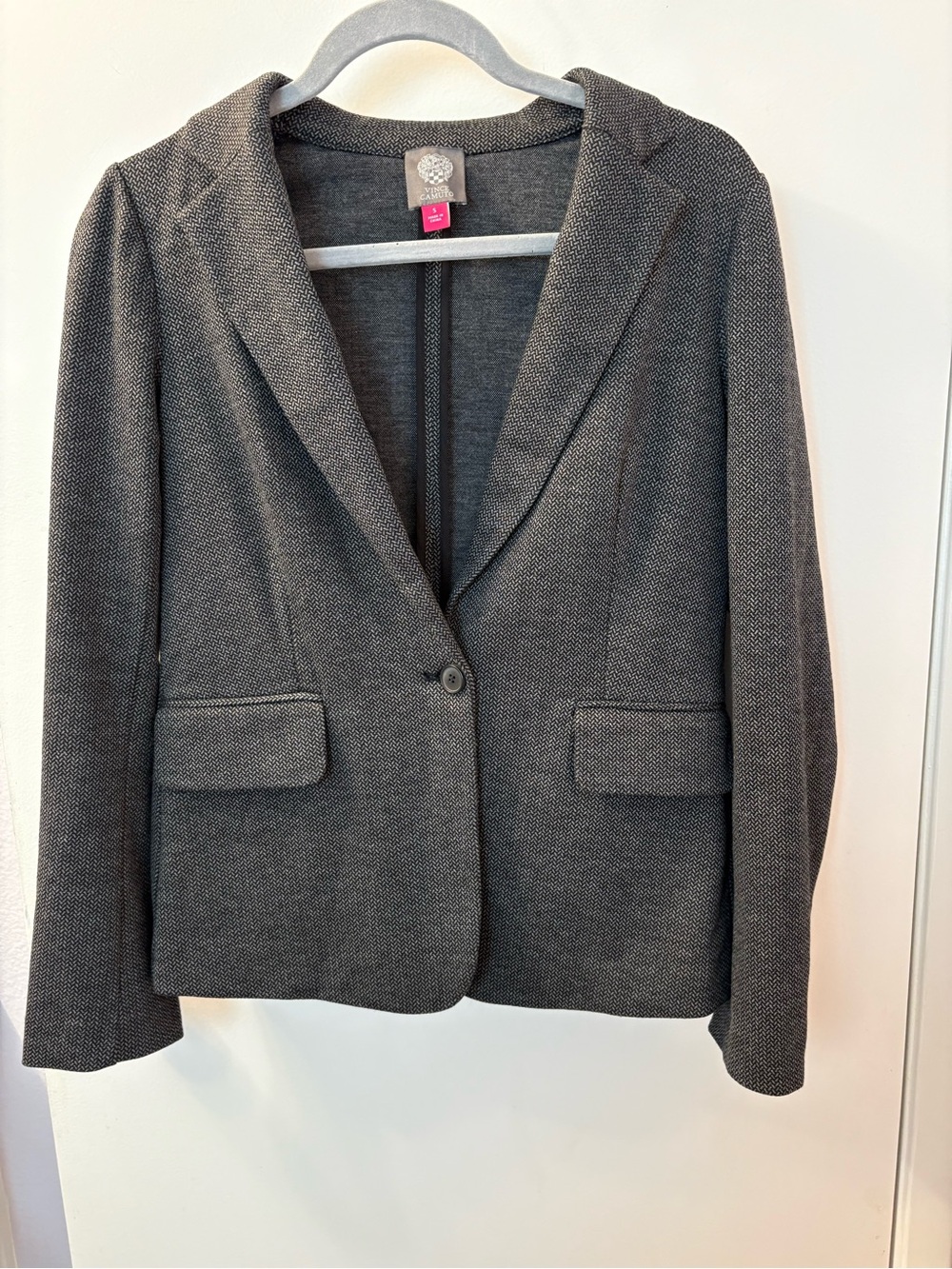 Vince Camuto Small Women's Gray Single-Button Blazer NWOT  PTP 19-21/L 24